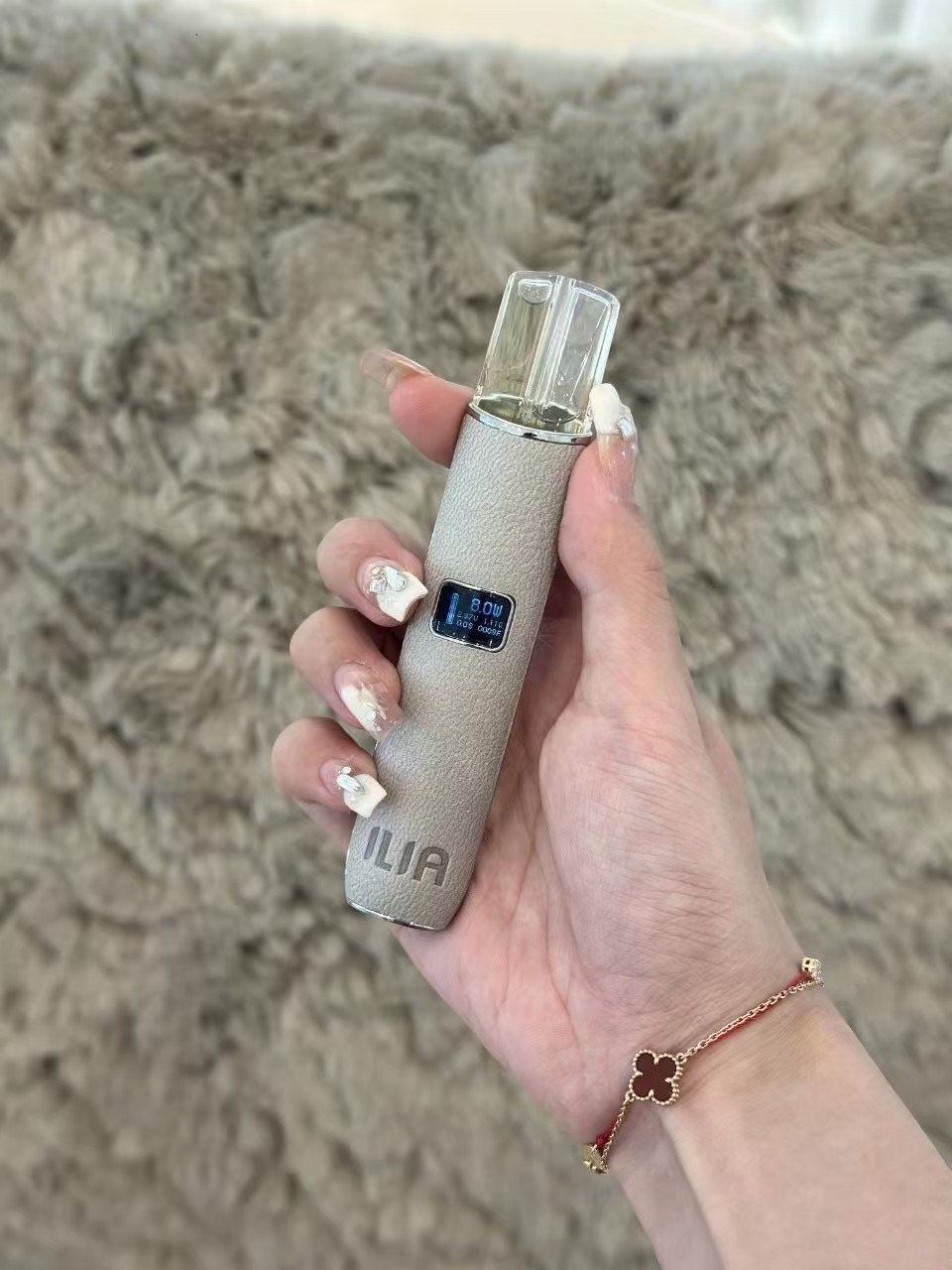 ILIA 哩亞布紋皮革主機｜質感霧化桿｜8W/10W兩檔可調｜通用台灣各品牌一代煙彈-thumb-3