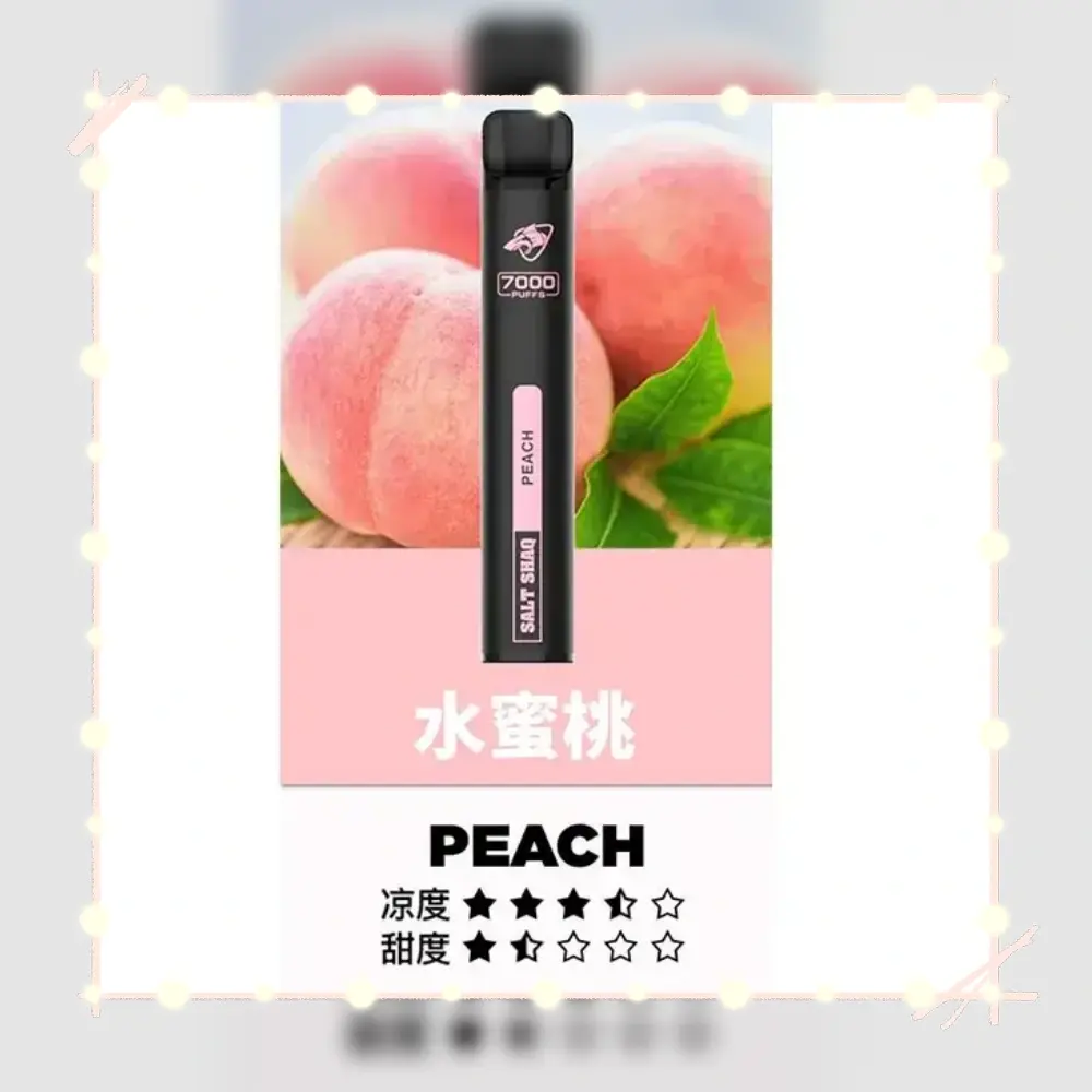 SALT SHAQ 鯊克 7000口拋棄式電子煙｜10ml大容量 650mAh超長續航｜21種口味任選-thumb-7